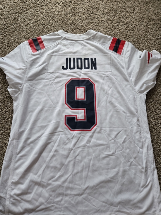 NFL Other - Judon NFL White On-Field Football Jersey with Navy Accents